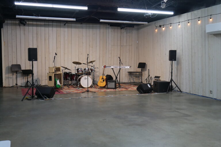 Blue Room view from sound board